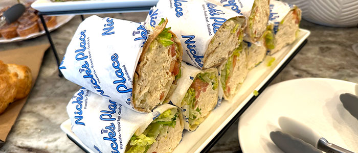 Nick's Place offers great catering to Massachusetts and New Hampshire. With wraps, subs and more!